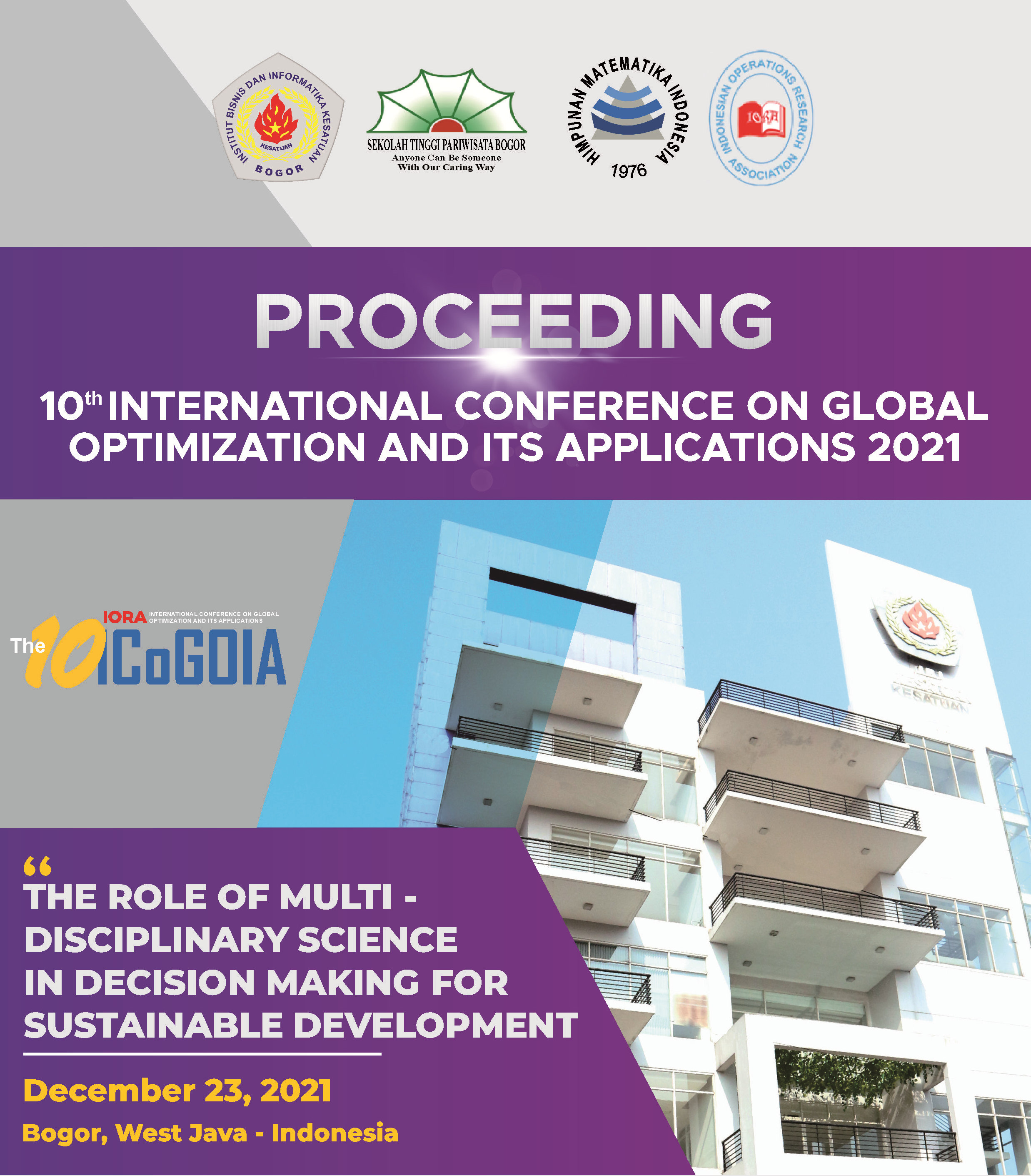 					View Proceeding of International Conference on Global Optimization and Its Application 2021
				