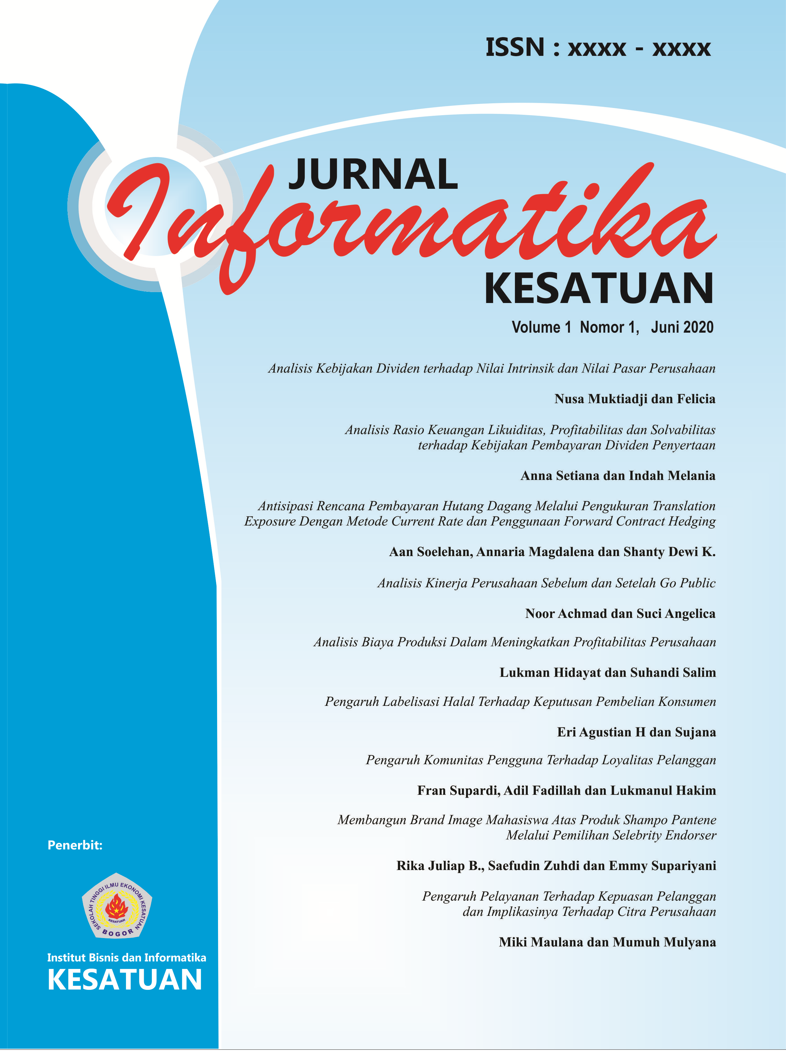					View Vol. 5 No. 2 (2025): JIKES Edisi September 2025
				